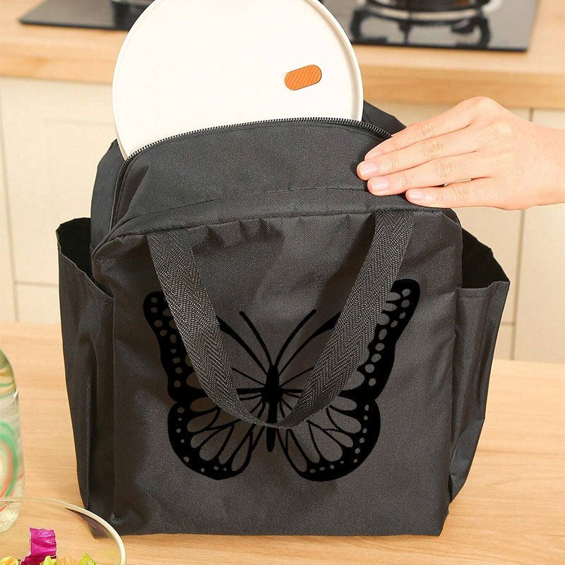 Leakproof Insulated Lunch Bag Butterfly Design