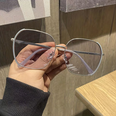 Men's Oval Sunglasses UV Protection Glasses