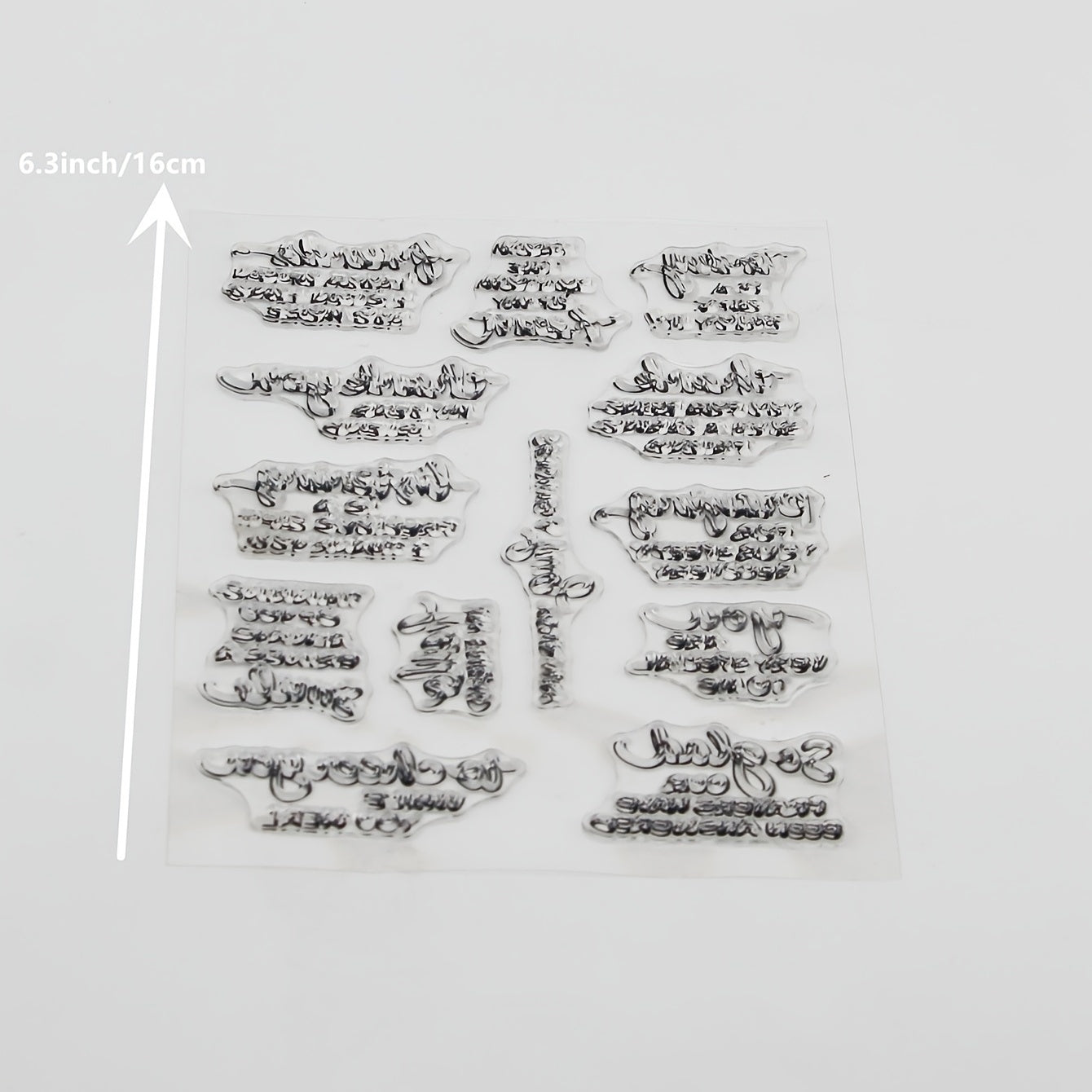 Clear Silicone Stamps for Crafting Joy