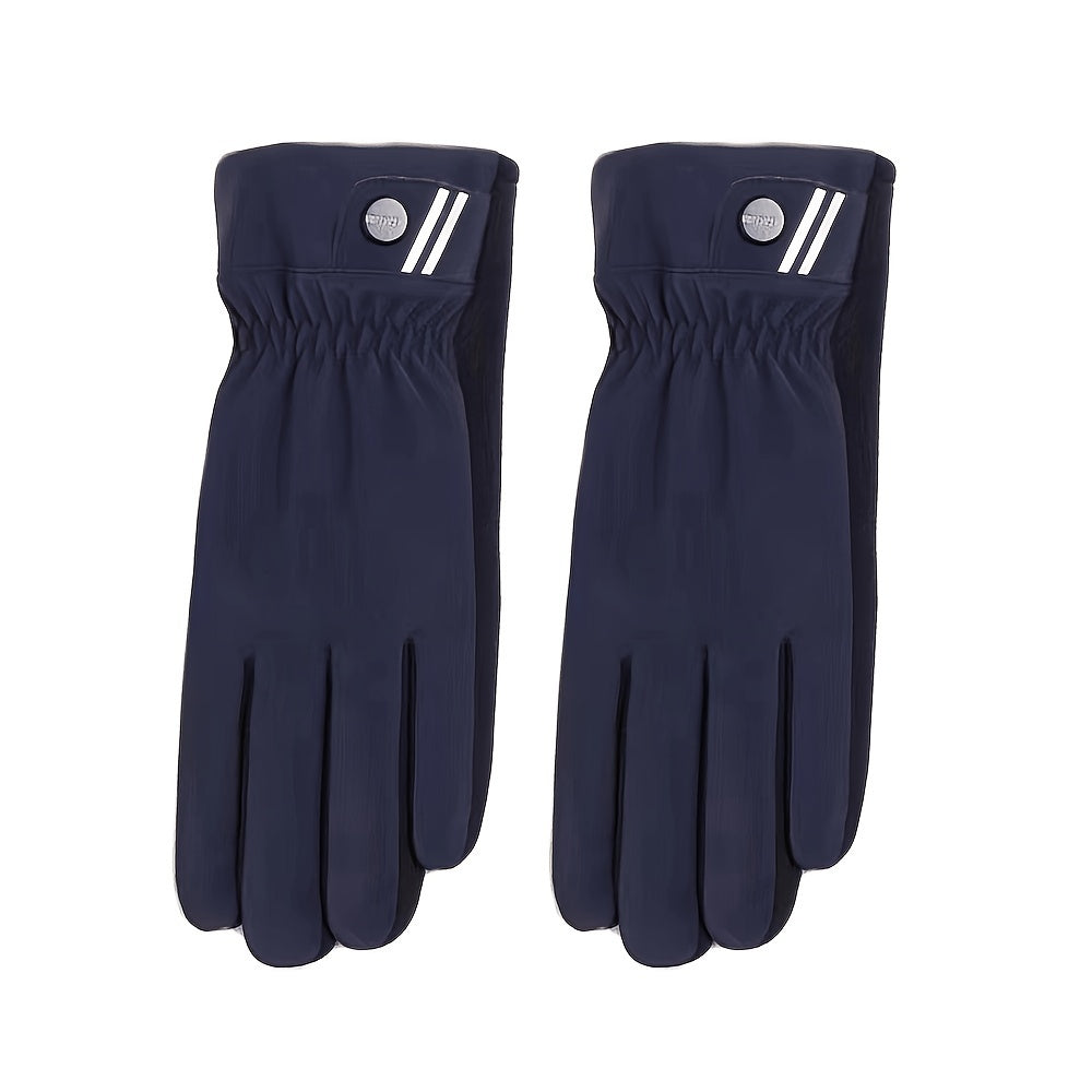 Winter Fleece Lined Warm Gloves For Women Men Anti Slip Thermal Touch Screen Glo