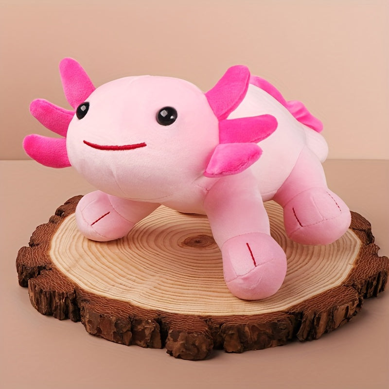63 Inch Cartoon Axolotl Stuffed Toy Hexagonal Dinosaur Fish Stuffed Toy