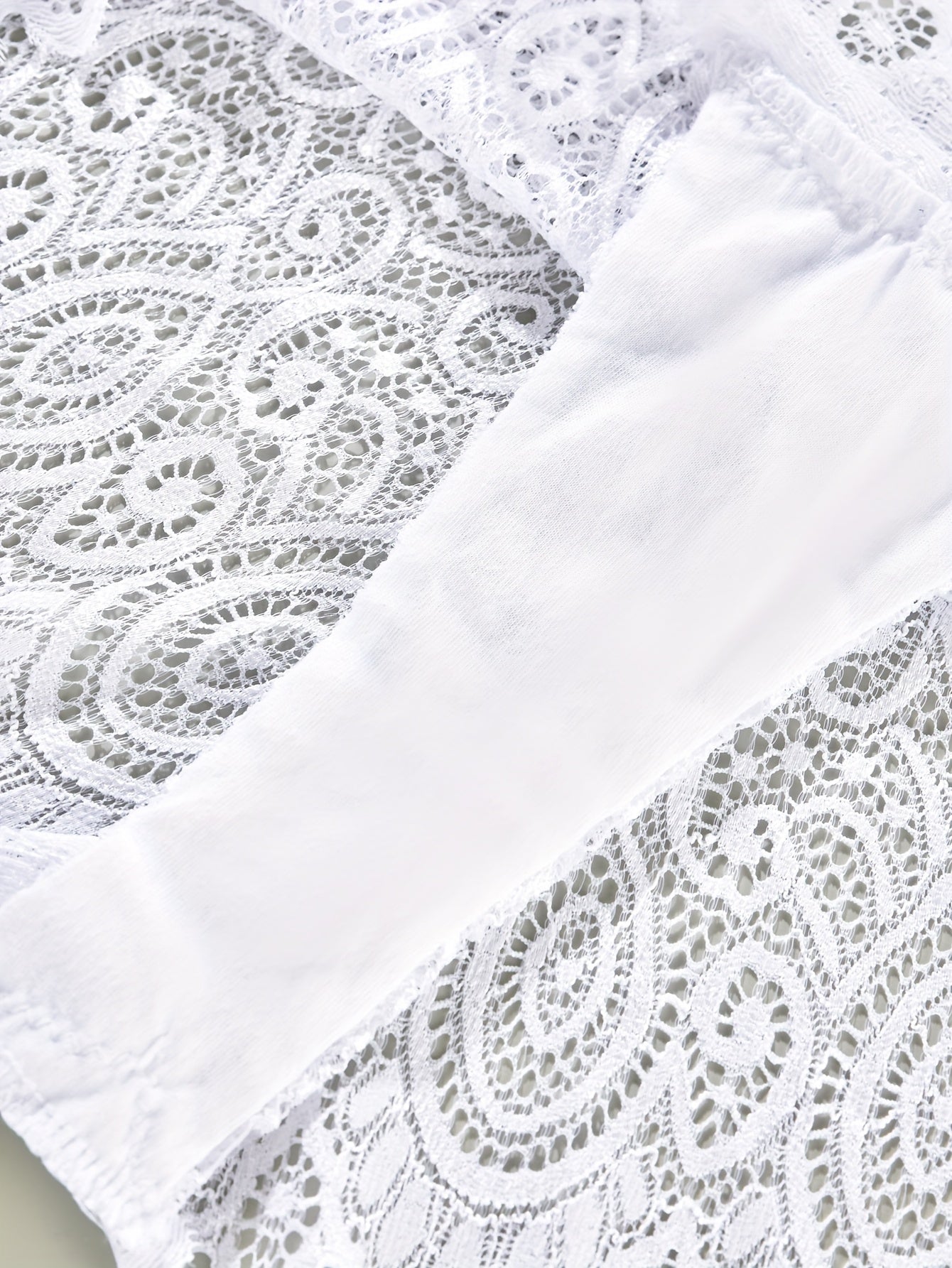 3 Pack Plus Size Lace Panties Set Women's Floral Underwear