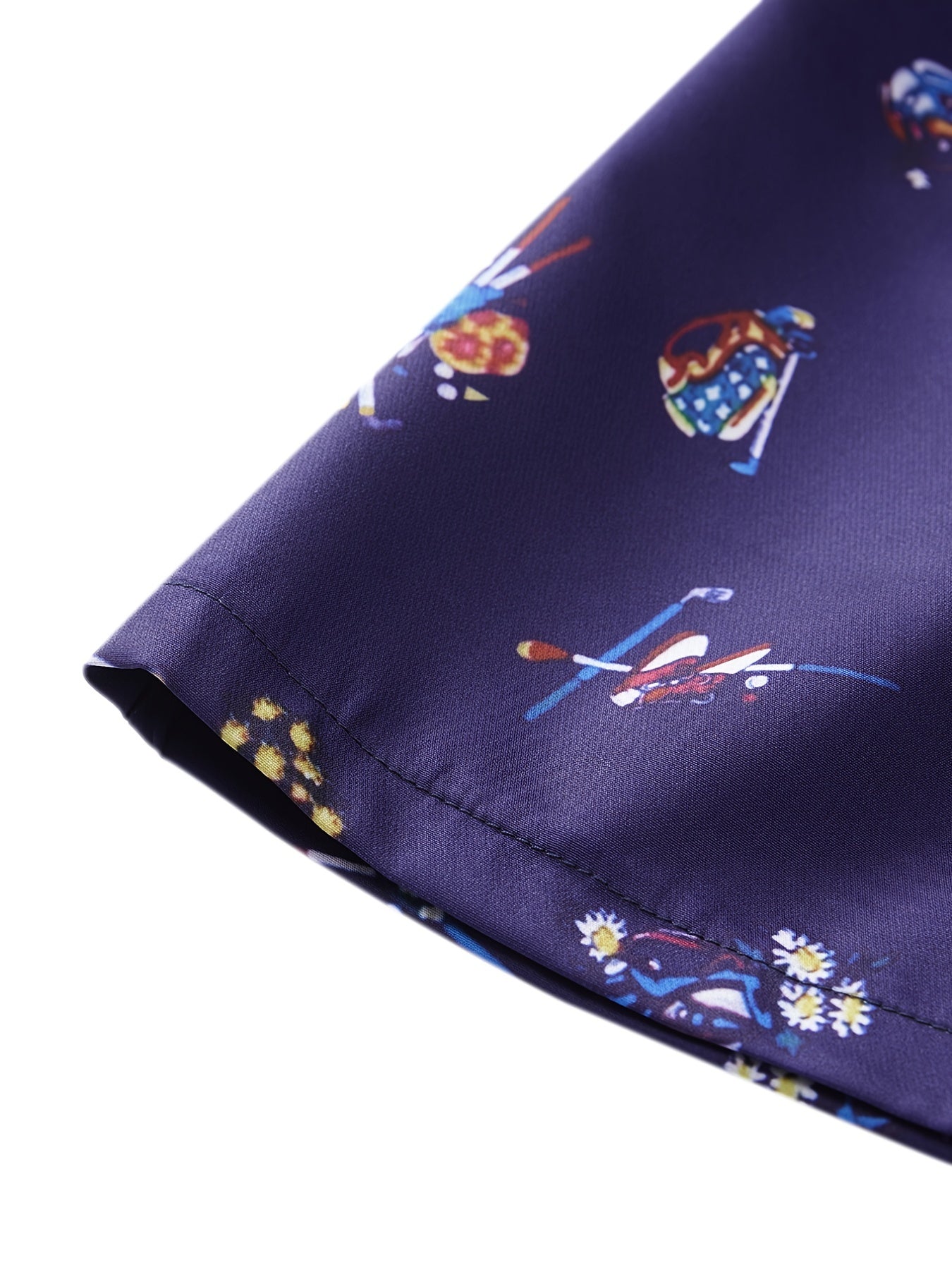 Cartoon Print Shorts Casual Wide Leg Summer Shorts