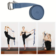 Yoga Stretching Belt Anti Humpback Pulling Rope Pilates Training