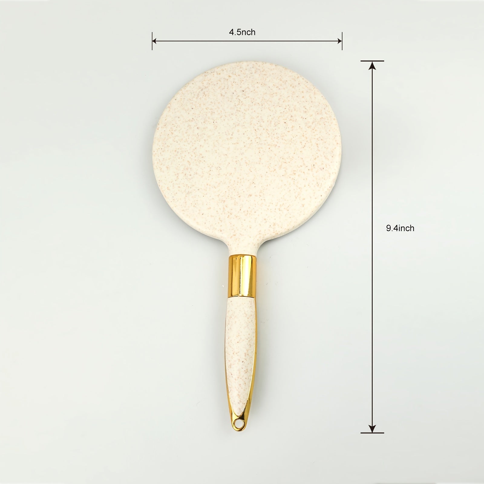 Portable Square Handle Makeup Mirror for Beauty Salons and Tattoos