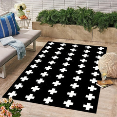 Waterproof Crystal Velvet Outdoor Rug Patio RV Camping Reversible