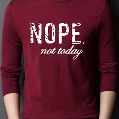 Men's Casual Warm Knitted Crew Neck Sweater