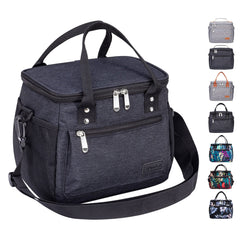 Insulated Lunch Bag for Work School Picnic Travel Beach Keeps Food Fresh