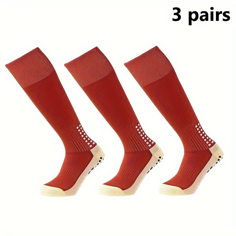 Men's Non-Slip Compression Sports Socks with Grip Pads