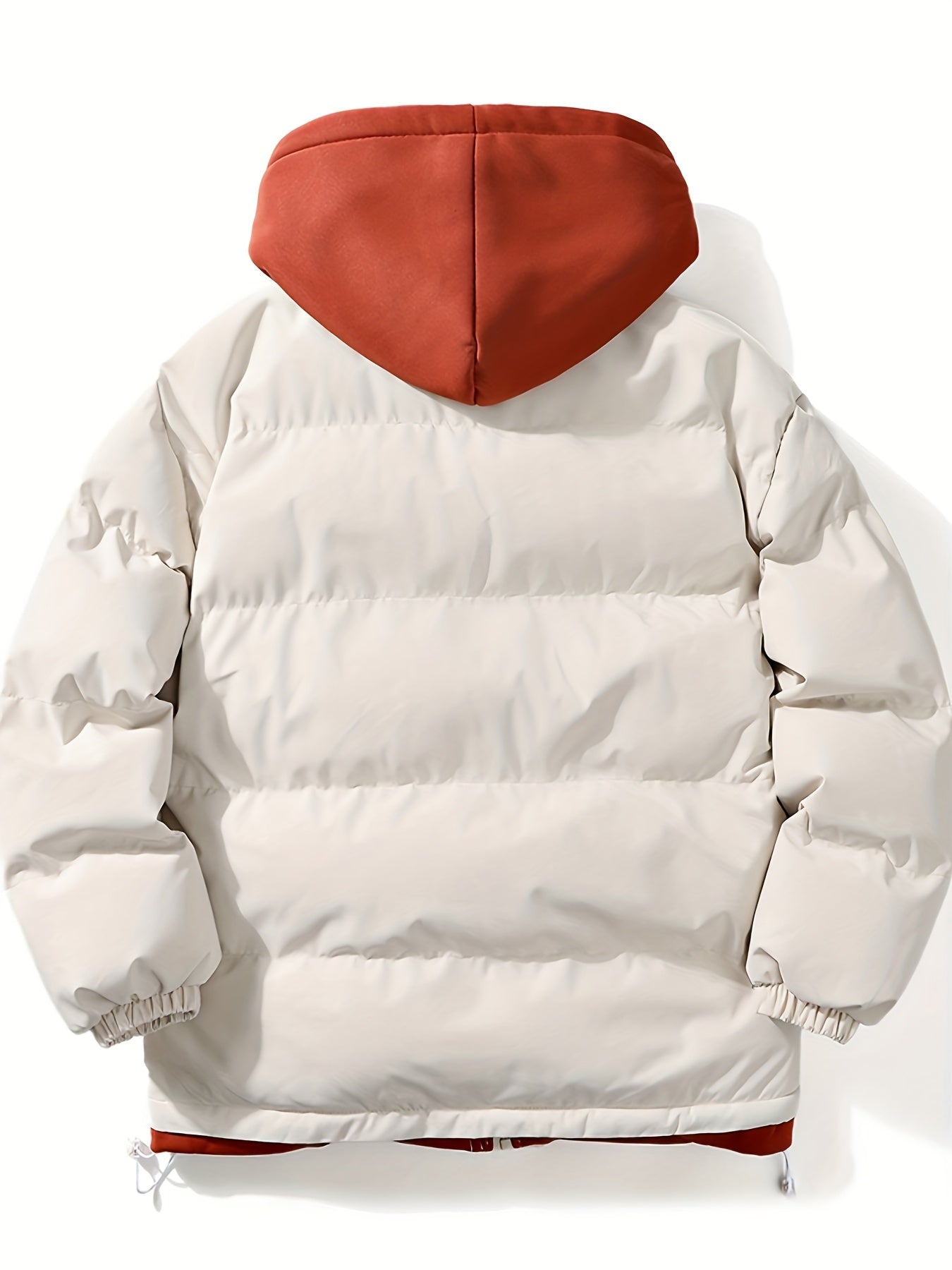 Men's 2 In 1 Casual Outdoor Sports Zip Padded Hooded Jacket