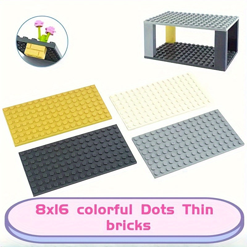6pcs Classic Base Plates for Building Blocks Set Creative DIY Construction Toy