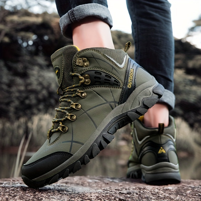 Men's Warm Lightweight Hiking Boots - Outdoor Sports Shoes