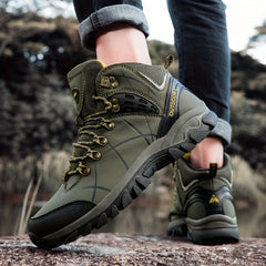Men's Warm Lightweight Hiking Boots - Outdoor Sports Shoes