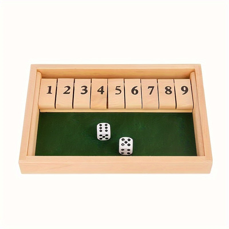 Wooden Number Flipping Game Drinking Game Props Entertainment Supplies