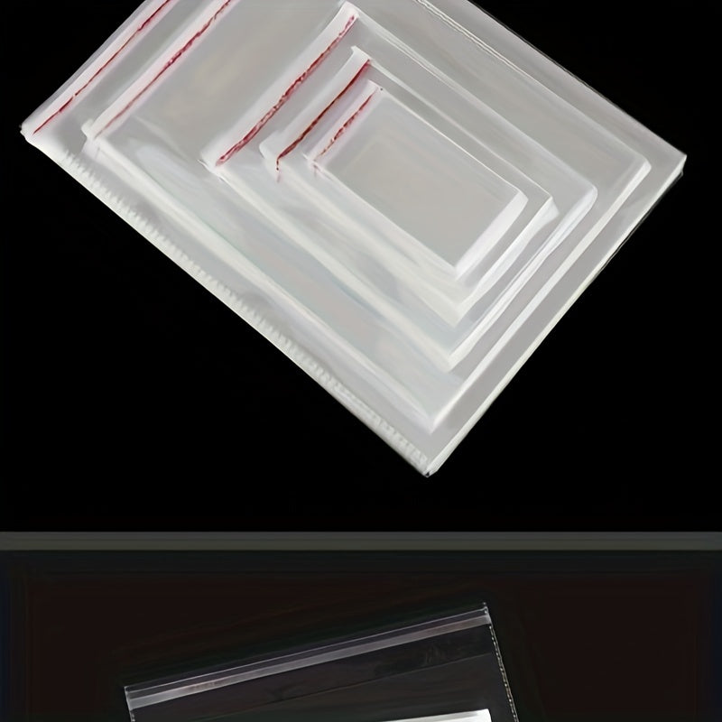 100pcs Transparent Opp Self Adhesive Bags Clothing Jewelry Food Packaging