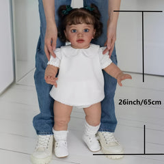 26 inch Reborn Toddler Doll Pippa Doll Vinyl Material Soft Touch Already Painted