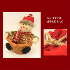 Snowman Candy Basket Christmas Party Decor