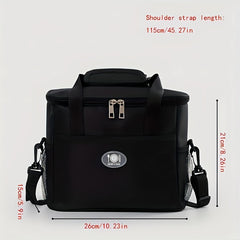 Insulated Lunch Bag with Ice Pack for Outdoor Picnics and Travel