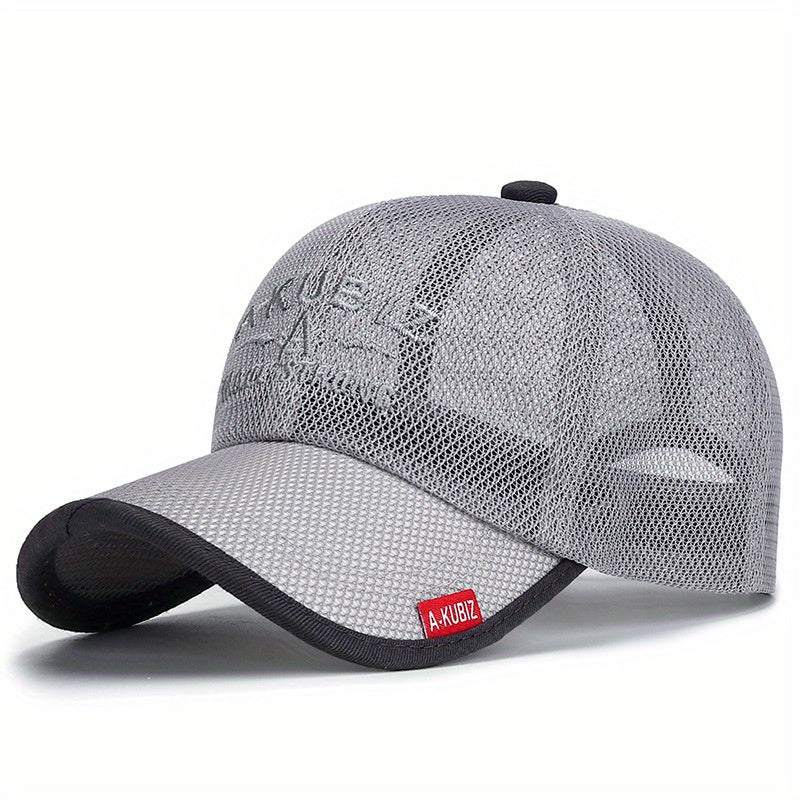 Men's Breathable Mesh Baseball Cap Outdoor Fishing Cap Sun Hat