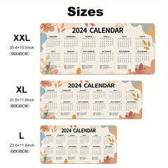 Morandi Style Mouse Pad with Calendar