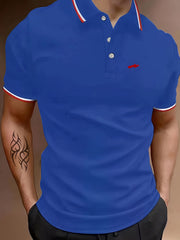 Men's Breathable Golf Short Sleeve Shirts Sports Top