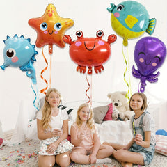 1pc Sea Animal Balloons Foil Mylar Balloons Baby Shower Themed Party Birthday