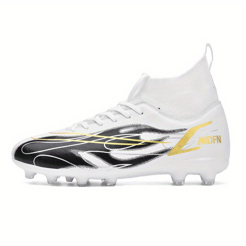 Women's High Top Soccer Cleats Non Slip Spike Shoes