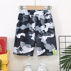 Boys Camo Shorts Comfortable Breathable for Summer
