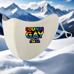 Fleece Lined 'Sounds Gay I'm In' Face Mask Men