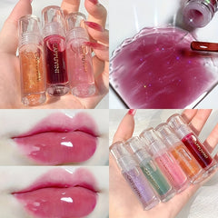 3pcs Shimmering Popsicle Lip Glaze Moisturizing Lip Gloss
