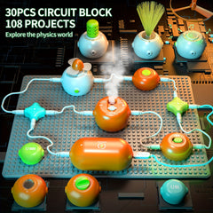 Kids Circuit Blocks Science Toy Electronic Circuit Educational Toys
