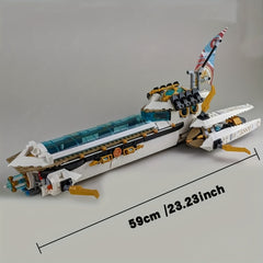 Underwater Adventure Building Block Toy with Mini Submarines & 10 Dolls