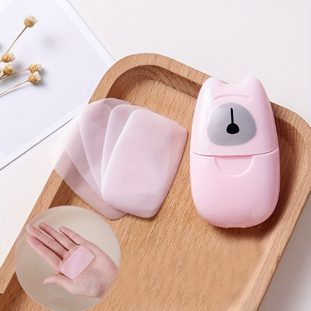 Travel Soap Paper Sheets Disposable Hand Washing Bath Scented Paper Soap