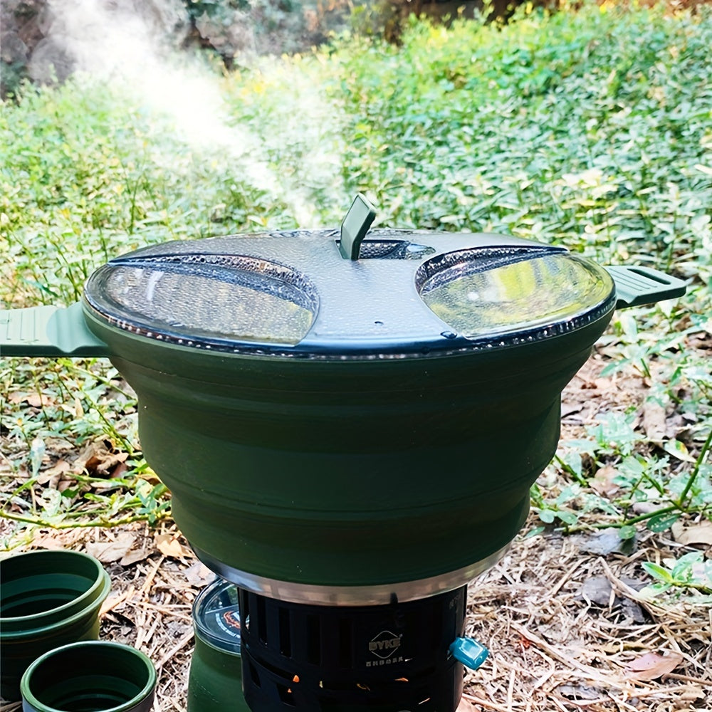 Portable Collapsible Camping Cooking Pot Lightweight Cookware