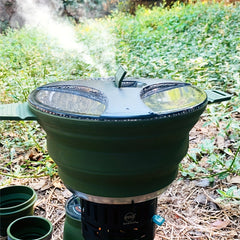 Portable Collapsible Camping Cooking Pot Lightweight Cookware