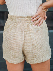 Casual Summer Shorts Elastic Waist Comfortable Versatile Women's Clothing