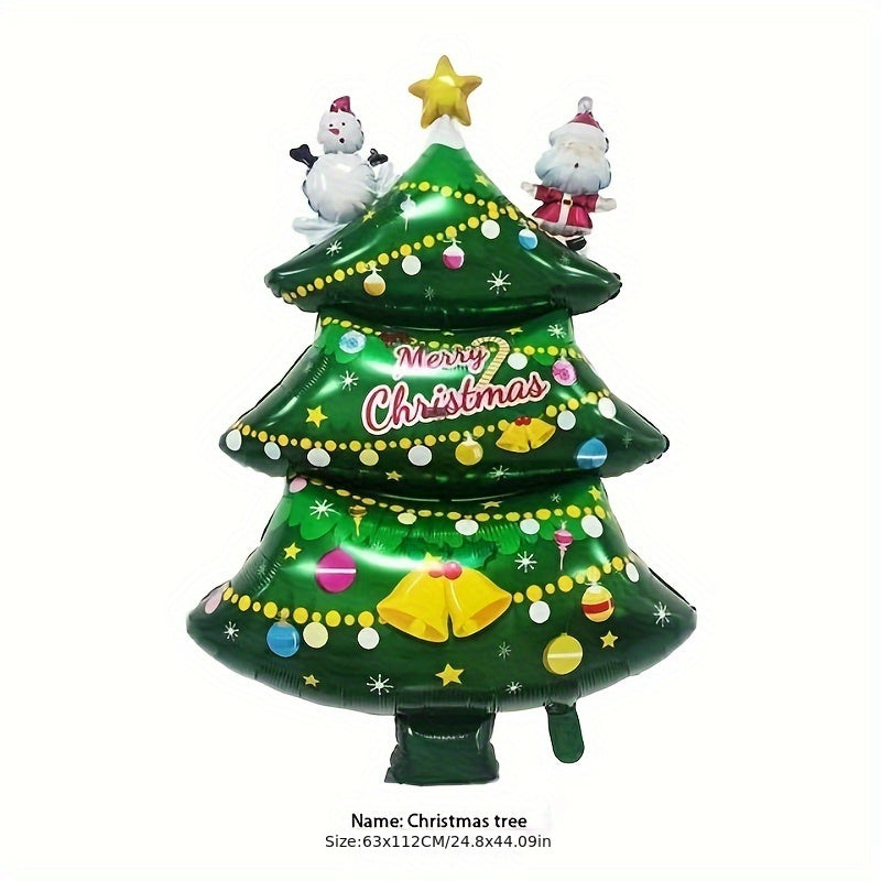 Large 3D Christmas Tree Decoration Balloon Gift