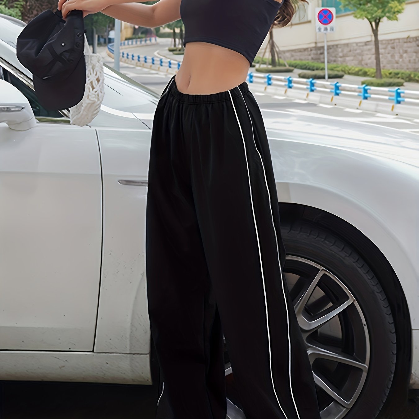 High Waist Wide Leg Pants for Women