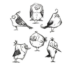 Bird Clear Stamps Scrapbooking Decor Embossing DIY Template Greeting Card