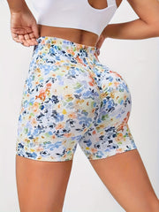 Quick Dry Butt Lifting Yoga Shorts High Stretch Fitness Sports Women's Activewea