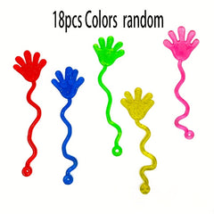 Colorful Sticky Palm Toys Elastic Rubber Climbing Toys Easy to Use