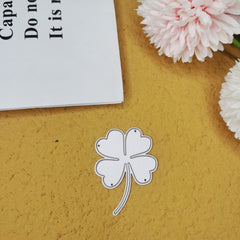 Four Leaf Clover Lucky Grass Cutting Mold for DIY Gift Package Greeting Card