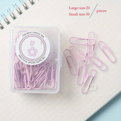 Colorful Paper Clip Creative Paper Clip with Storage Box
