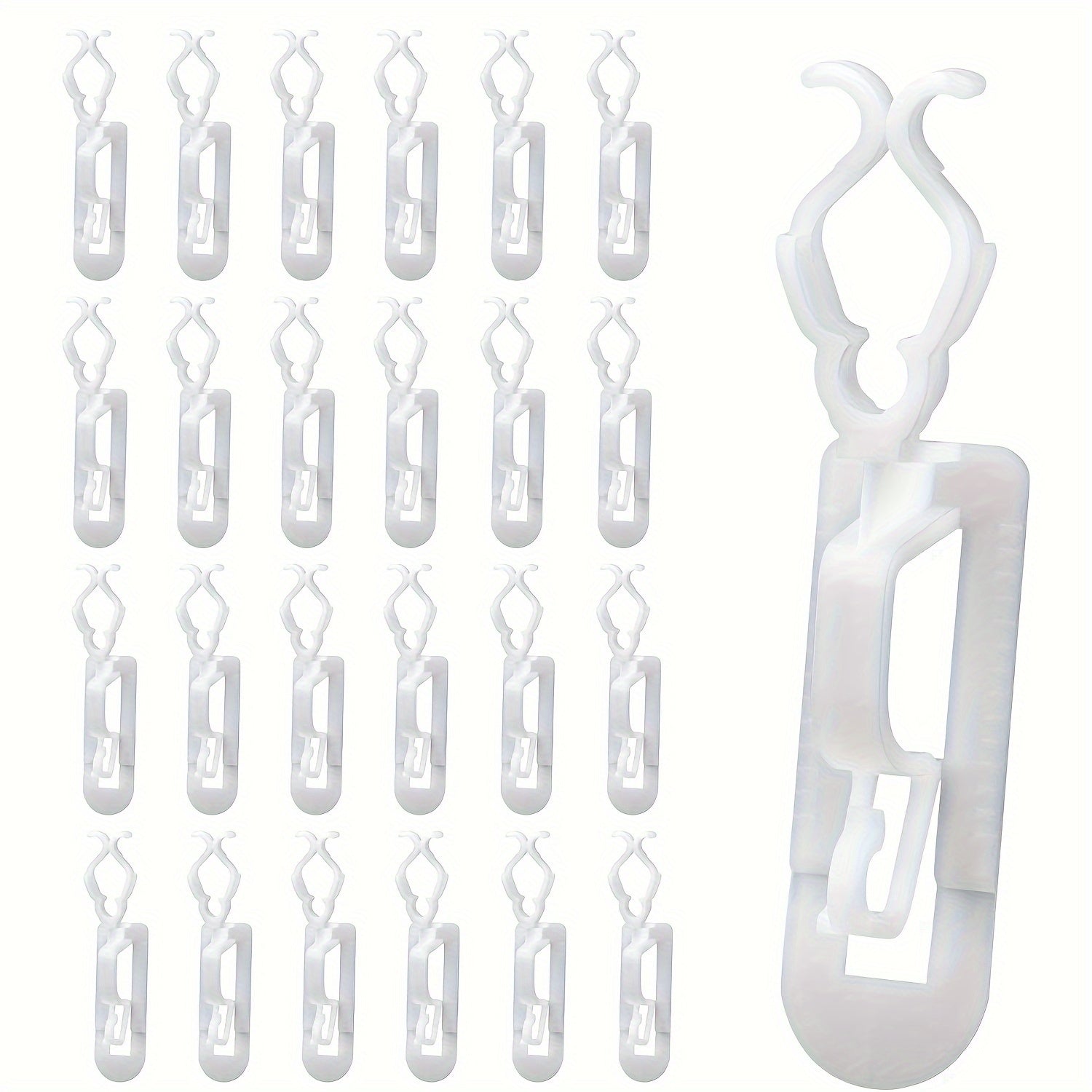 Christmas Tree Decorative Light Hook Plastic Clips Hanging Ornaments Accessories