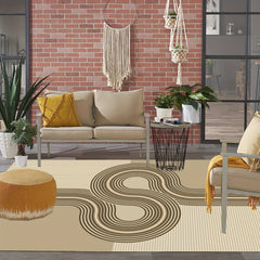 Contemporary Modern Area Rug Living Room Rugs Anti-slip Washable