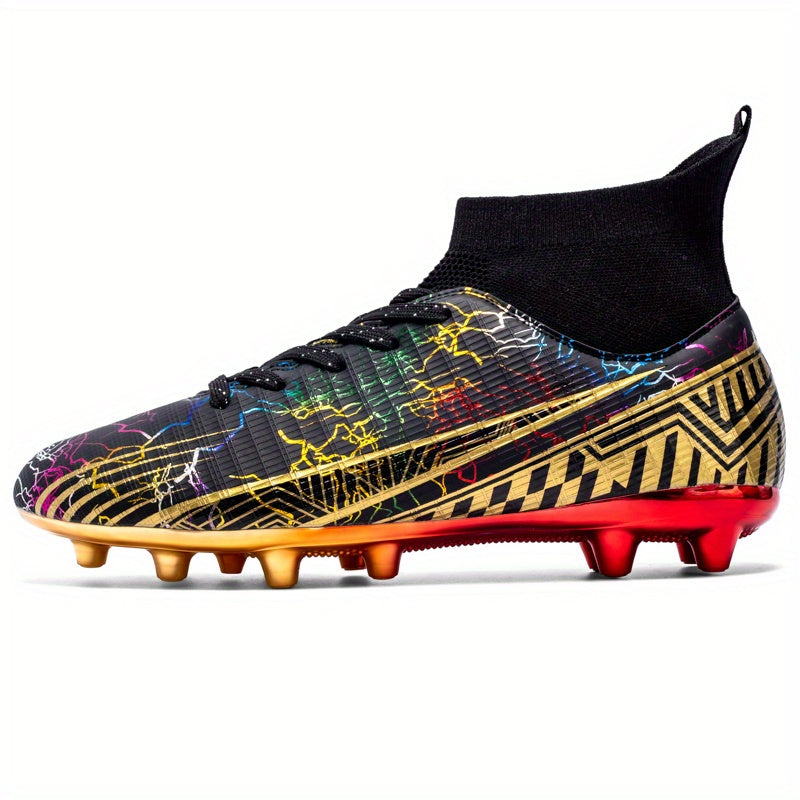 Men's High Top Non Slip AG Soccer Cleats