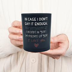 Lavender Scented Candle with Blessing Card