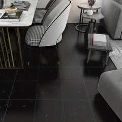 5pcs Marble Peel and Stick Floor Tiles - Waterproof & Easy Install