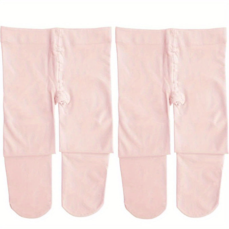 2 Pairs Ballet Tights Soft Knitted Dance Pants Ballerina Dancer Wear