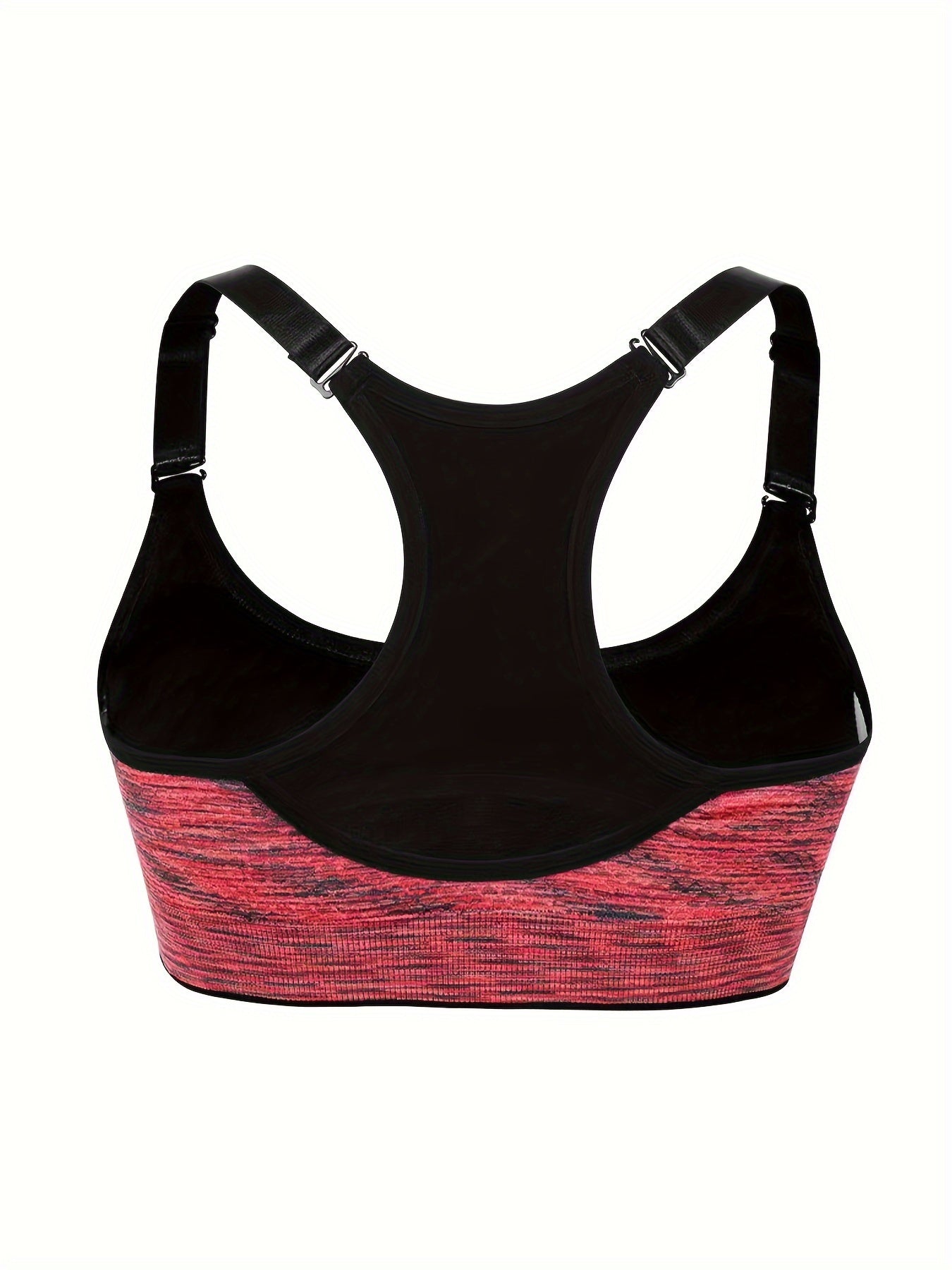 Colorblock Sports Bra Push Up Running Workout Lingerie